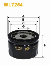 WIX Фільтр масляний WL 7254