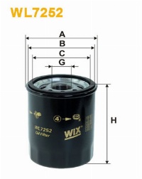 WIX Фільтр масляний WL 7252
