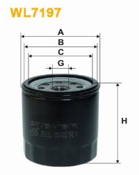 WIX Фільтр масляний WL 7197