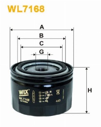 WIX Фільтр масляний WL 7168-12