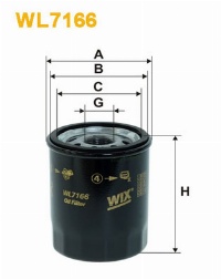 WIX Фільтр масляний WL 7166