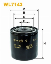 WIX Фільтр масляний WL 7143