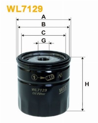 WIX Фільтр масляний WL 7129-12