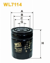 WIX Фільтр масляний WL 7114