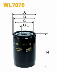 WIX Фільтр масляний WL 7070-12
