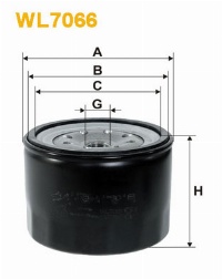 WIX Фільтр масляний WL 7066