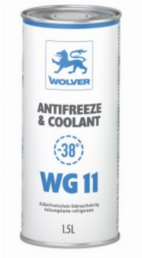 WOLVER Антифриз  W G11(синій) ж/б 1,5л