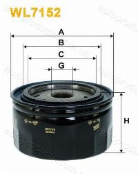 WIX Фільтр масляний WL 7222