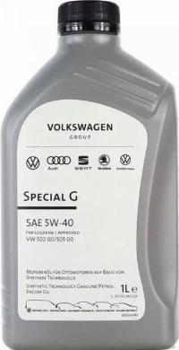 VOLKSWAGEN Масло моторне Special G 5W40 1л (бензин)