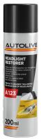 AUTOLIVE HEADLIGHT RESTORER SPRAY 200 ML A 123 / Засіб для захисту та вiдновлення прозорості фар