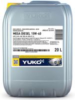 YUKO MEGA DIESEL 15W-40  API CI-4/SL, ACEA E7-16 17,5кг  20л
