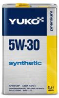 YUKO SYNTHETIC 5W-30  API SN/CF  каністра 4л жерсть