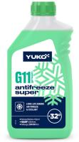 YUKO Antifreeze -32 (Super G11 зелений)   1л